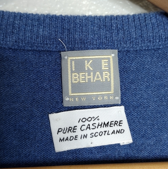 Ike Behar Cashmere Crewneck Sweater - Picture 9 of 9